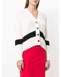 Женский бело-черный кардиган от N°21