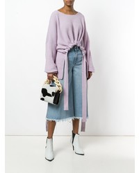 Бело-черный клатч от MARQUES ALMEIDA