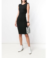 Бело-черный кожаный клатч от Diesel