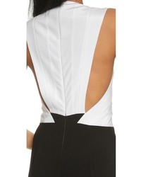 Бело-черный комбинезон