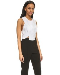 Бело-черный комбинезон