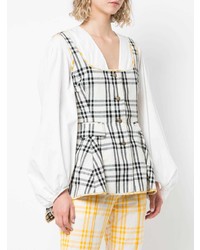 Бело-черный корсет от Rosie Assoulin