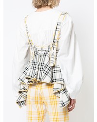 Бело-черный корсет от Rosie Assoulin