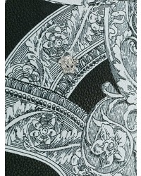 Мужской бело-черный мужской клатч с принтом от Versace