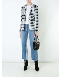 Женский бело-черный пиджак в шотландскую клетку от Rag & Bone