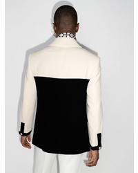 Мужской бело-черный пиджак от Casablanca