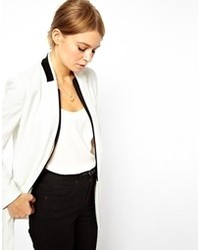 Женский бело-черный пиджак от Asos