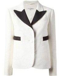 Женский бело-черный пиджак от Carven
