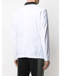 Мужской бело-черный пиджак от Hydrogen