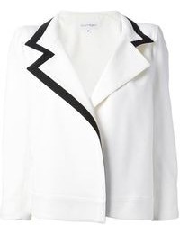 Женский бело-черный пиджак от Courreges