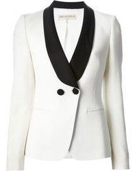 Женский бело-черный пиджак от Emilio Pucci