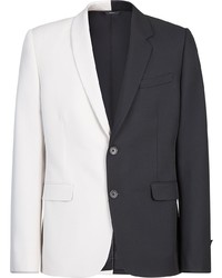 Мужской бело-черный пиджак от Fendi