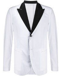 Мужской бело-черный пиджак от Hydrogen