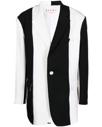 Мужской бело-черный пиджак от Marni