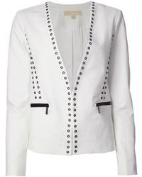 Женский бело-черный пиджак от MICHAEL Michael Kors