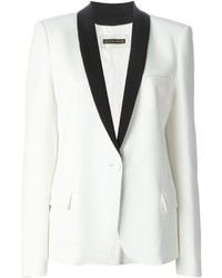Женский бело-черный пиджак от Plein Sud Jeans