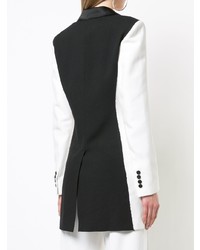 Женский бело-черный пиджак от Derek Lam