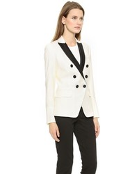Женский бело-черный пиджак