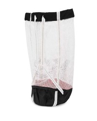 Мужской бело-черный рюкзак с принтом от Y-3