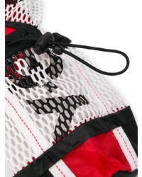 Мужской бело-черный рюкзак с принтом от Y-3