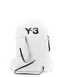 Мужской бело-черный рюкзак с принтом от Y-3