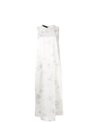 Белое вечернее платье с цветочным принтом от Calvin Klein