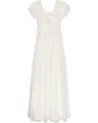 Белое вечернее платье со складками от Sophia Kokosalaki