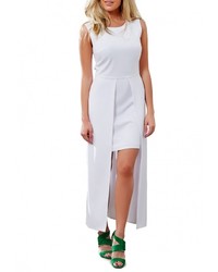 Белое вечернее платье от Alex Lu