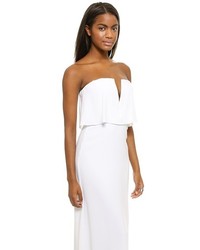 Белое вечернее платье от BCBGMAXAZRIA