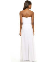 Белое вечернее платье от BCBGMAXAZRIA