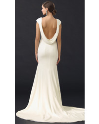 Белое вечернее платье от Theia