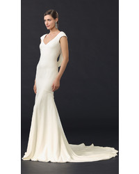 Белое вечернее платье от Theia