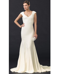 Белое вечернее платье от Theia