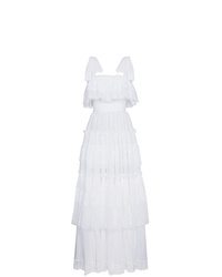 Белое вечернее платье от Dolce & Gabbana