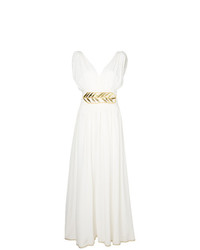 Белое вечернее платье от Elena Makri