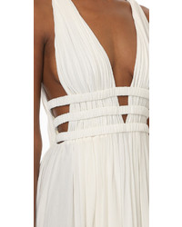 Белое вечернее платье от Jay Ahr