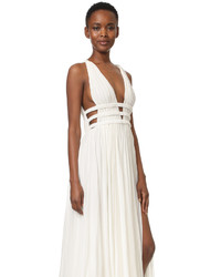 Белое вечернее платье от Jay Ahr