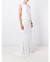 Белое вечернее платье от Talbot Runhof