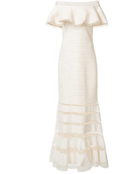 Белое вечернее платье от Tadashi Shoji