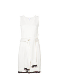 Белое вязаное платье-миди от Derek Lam 10 Crosby