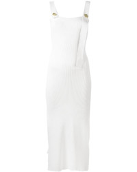 Белое вязаное платье-миди от EACH X OTHER
