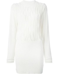 Белое вязаное платье-свитер от 3.1 Phillip Lim