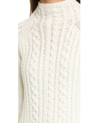 Белое вязаное платье-свитер от Club Monaco