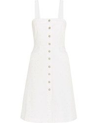 Белое джинсовое платье с вышивкой от Stella McCartney