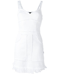 Белое джинсовое платье от Love Moschino