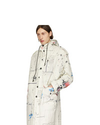 Белое длинное пальто от Isabel Benenato