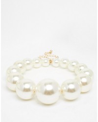 Белое жемчужное ожерелье от Asos