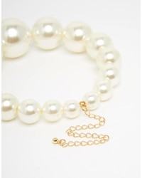 Белое жемчужное ожерелье от Asos