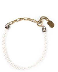 Белое жемчужное ожерелье от Lanvin