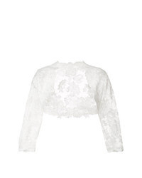 Белое кружевное болеро